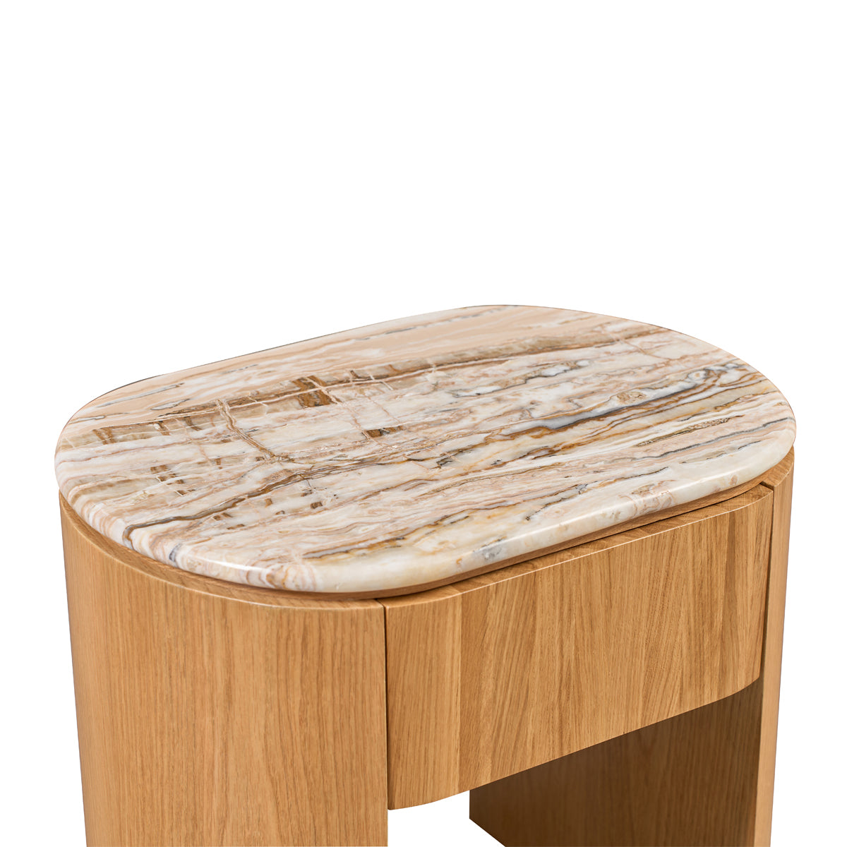 Vittoria Natural Stone Bedside Table