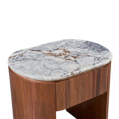Vittoria Natural Stone Bedside Table