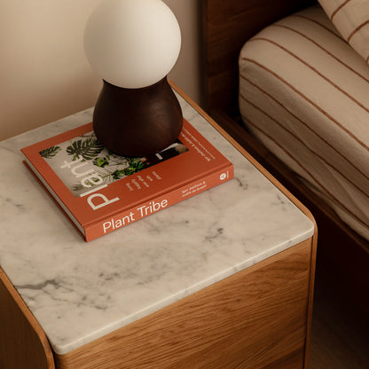 Delta Marble Bedside Table