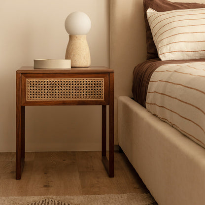 Avalon Rattan Bedside Table