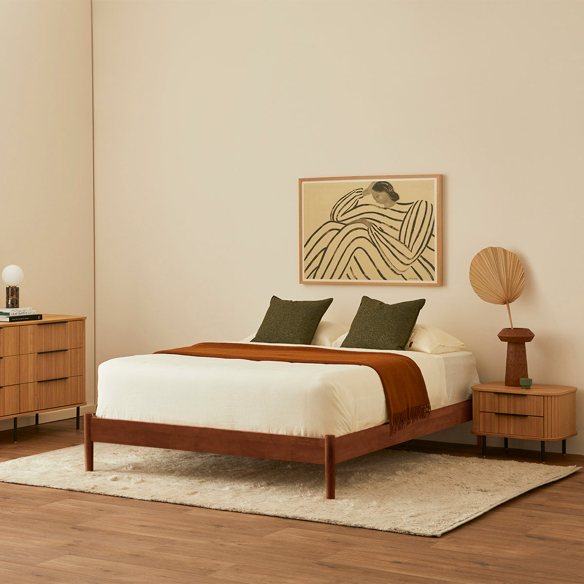 Luna Timber Double Bed Frame
