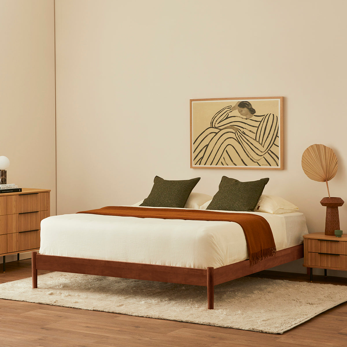 Luna Timber King Bed Frame