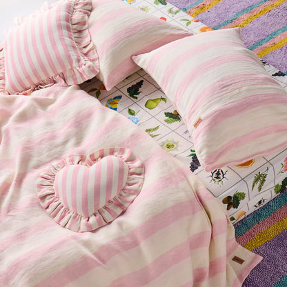 Candy Stripe Linen Pillowcases