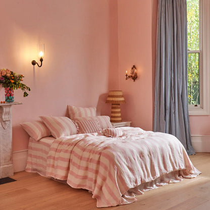 Candy Stripe Linen Pillowcases