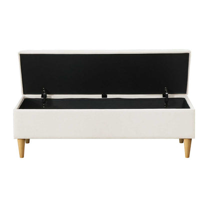 Charlotte Fabric Storage Bench