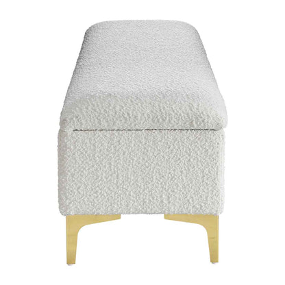 Georgia Boucle Storage Bench