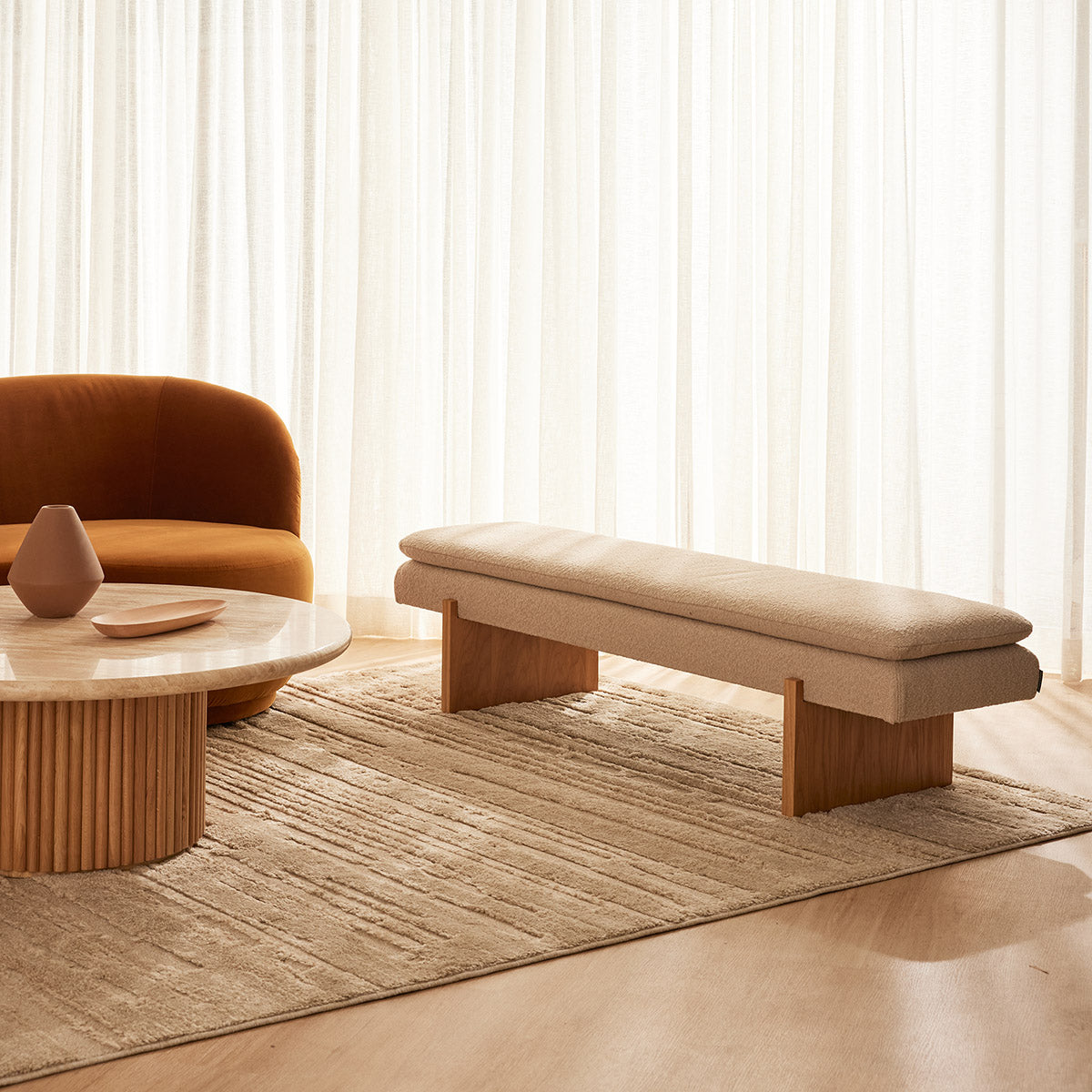 Umi Walnut Bench
