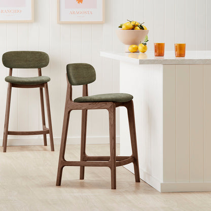 Alaska Fabric Bar Stool