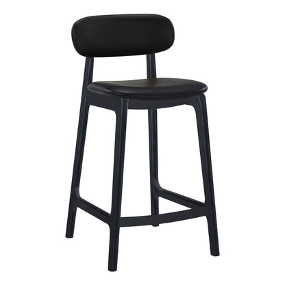 Alaska Leather Bar Stool