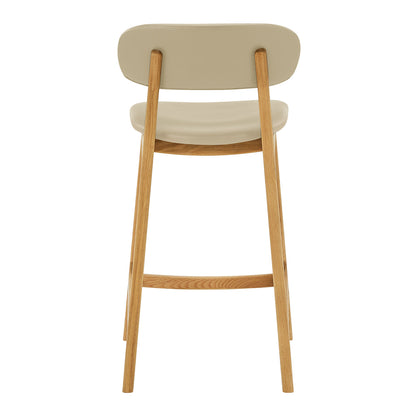 Alaska Leather Bar Stool