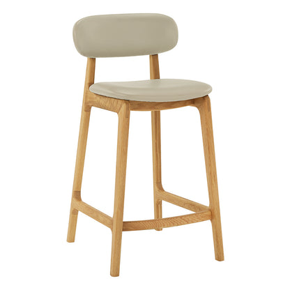 Alaska Leather Bar Stool