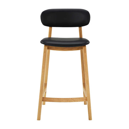 Alaska Leather Bar Stool