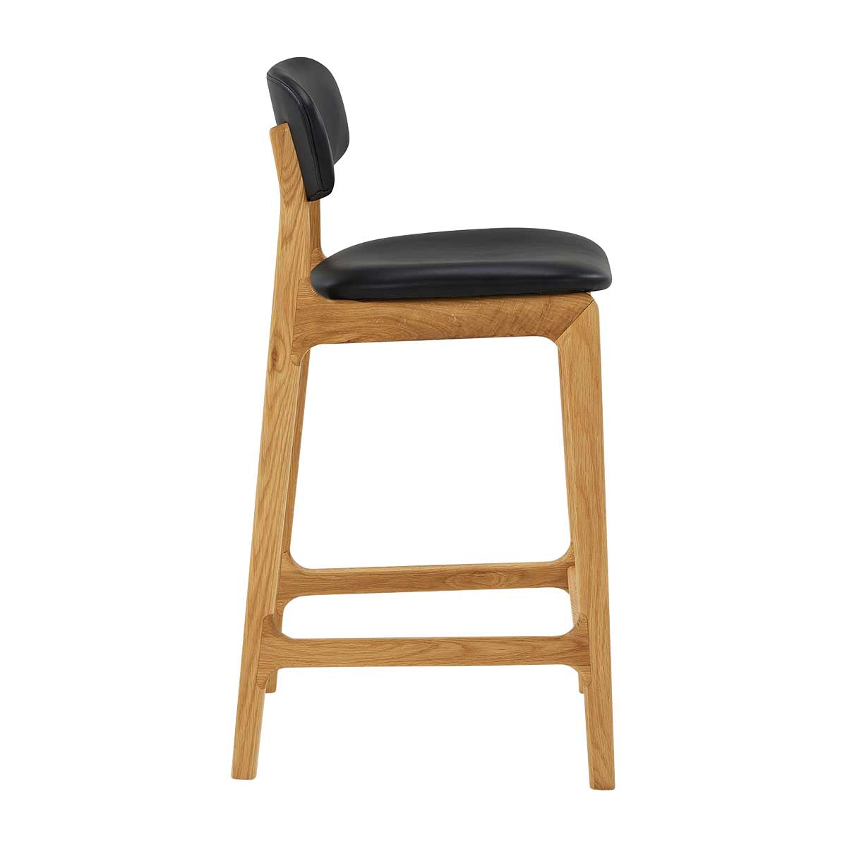 Alaska Leather Bar Stool