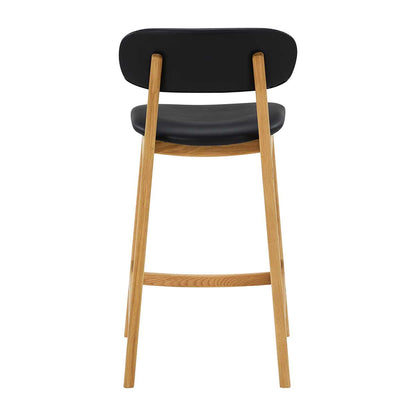 Alaska Leather Bar Stool