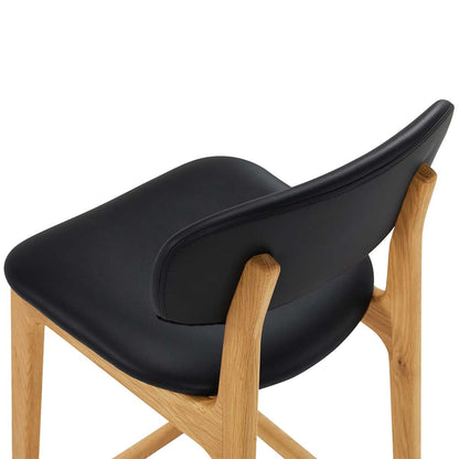 Alaska Leather Bar Stool