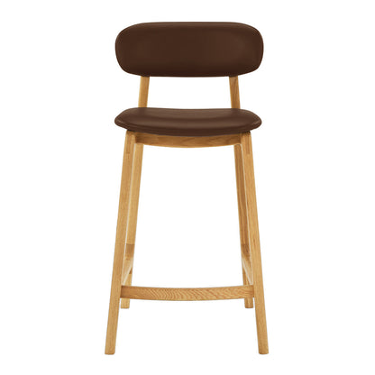 Alaska Leather Bar Stool