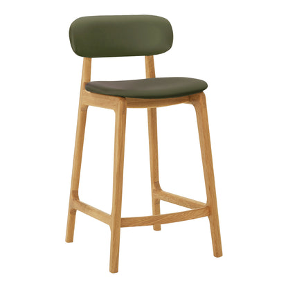 Alaska Leather Bar Stool