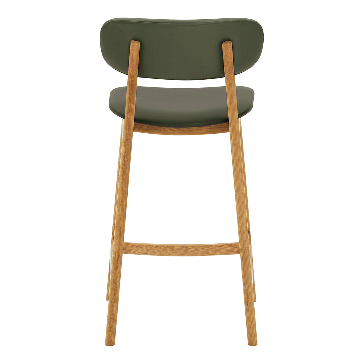 Alaska Leather Bar Stool