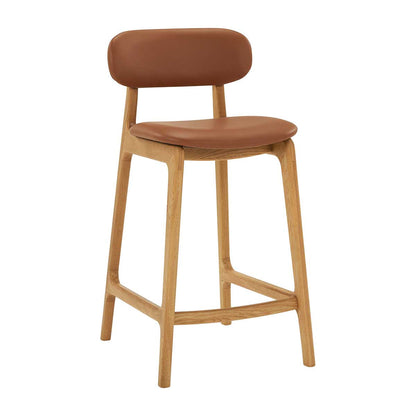 Alaska Leather Bar Stool