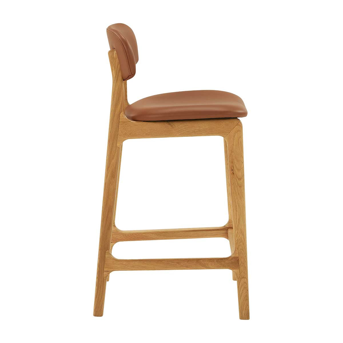 Alaska Leather Bar Stool