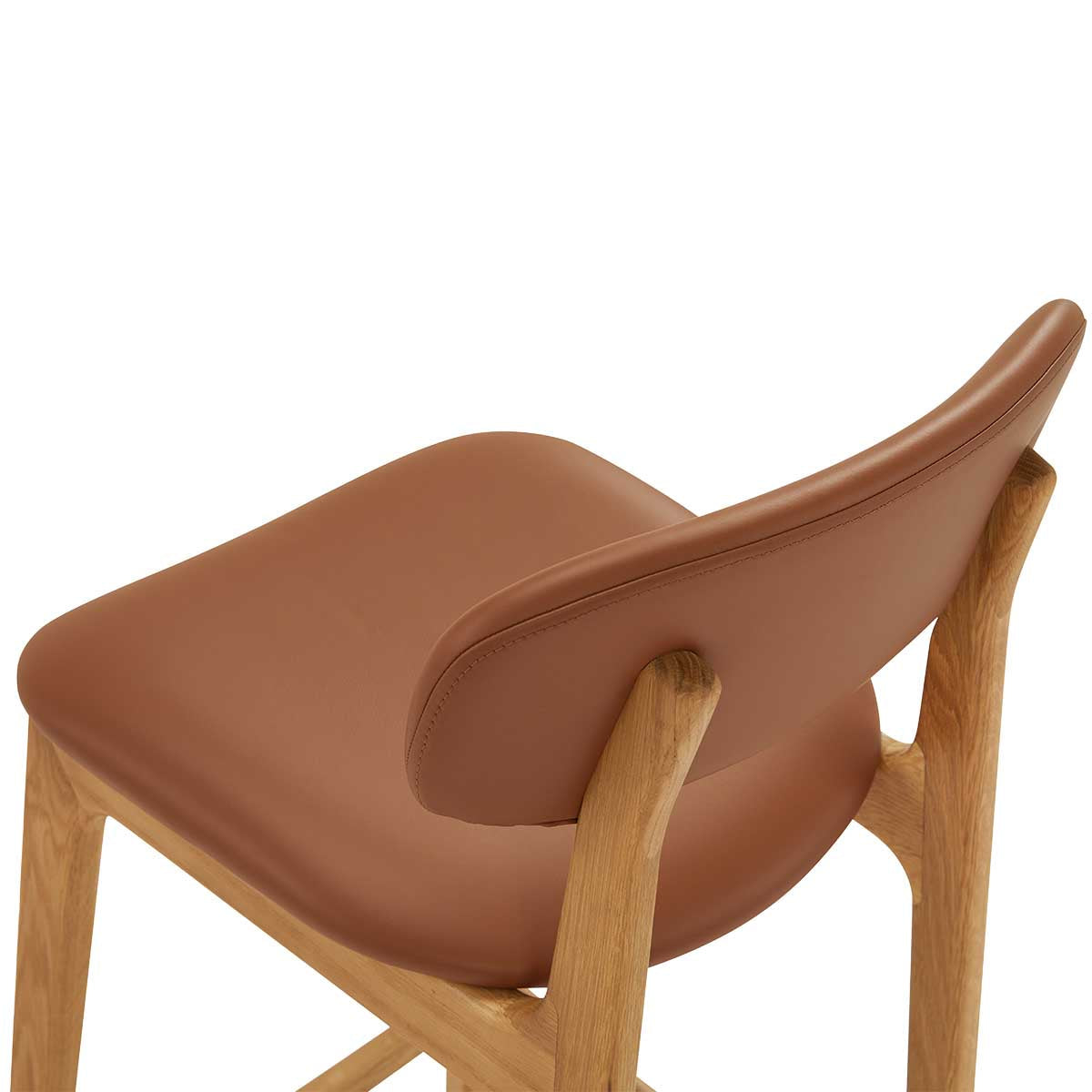 Alaska Leather Bar Stool