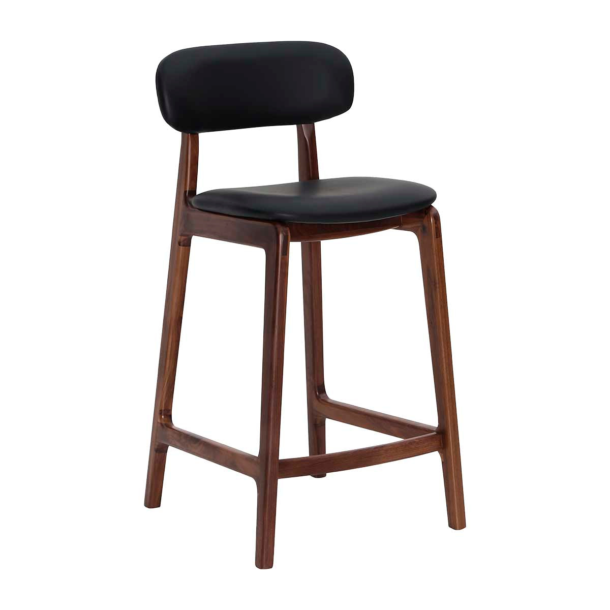 Alaska Leather Bar Stool