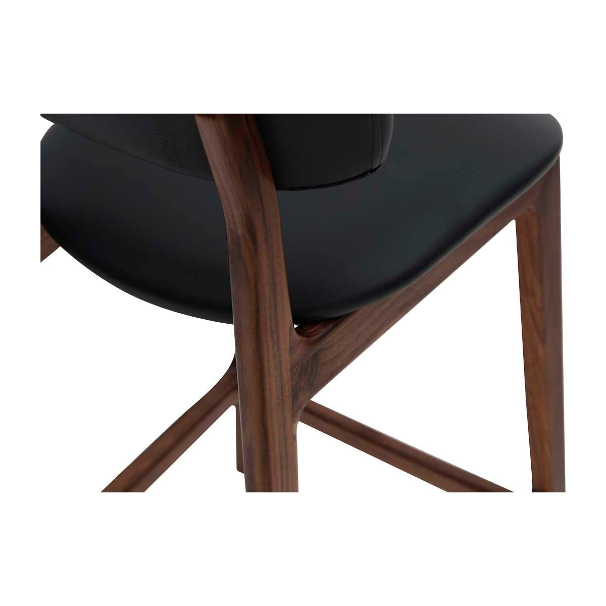 Alaska Leather Bar Stool