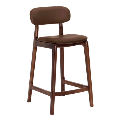 Alaska Leather Bar Stool