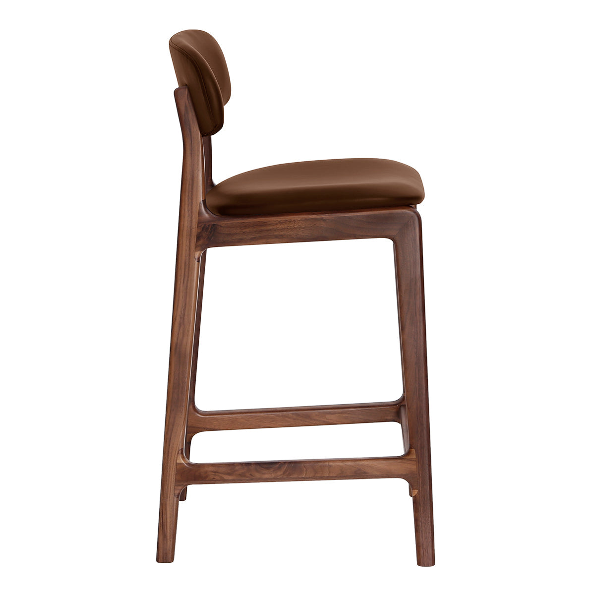 Alaska Leather Bar Stool