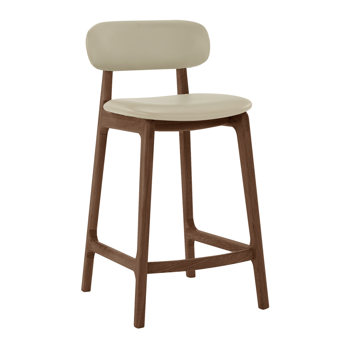 Alaska Leather Bar Stool