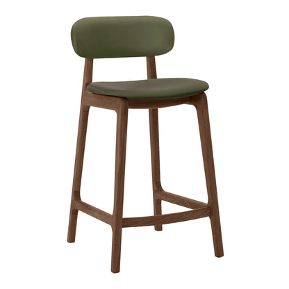 Alaska Leather Bar Stool