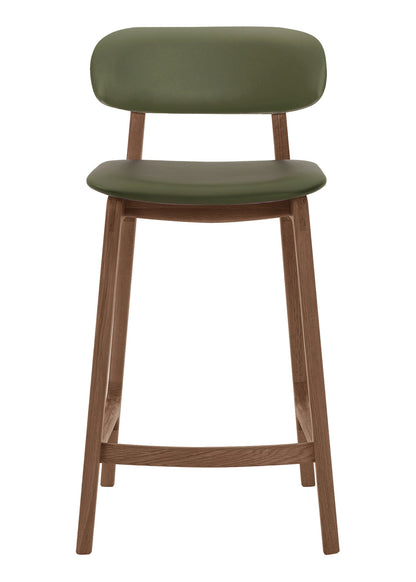 Alaska Leather Bar Stool