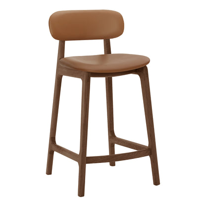 Alaska Leather Bar Stool