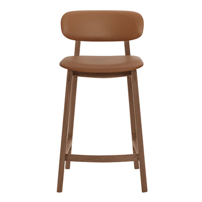 Alaska Leather Bar Stool