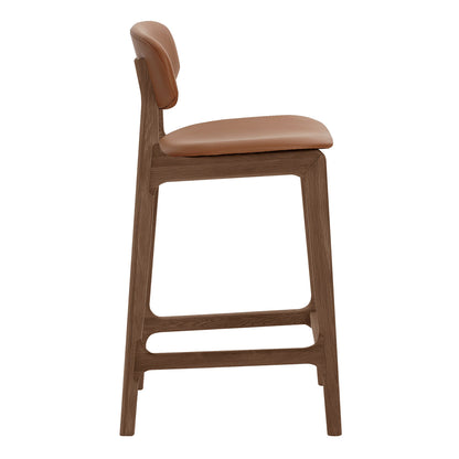 Alaska Leather Bar Stool