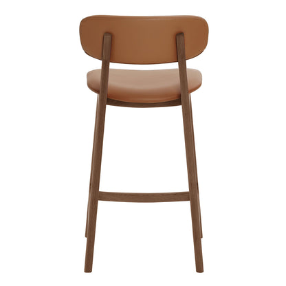 Alaska Leather Bar Stool