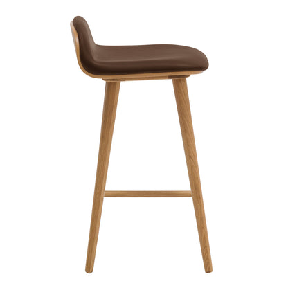 Capa Leather Bar Stool