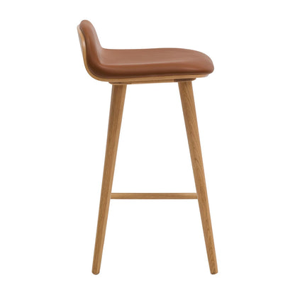 Capa Leather Bar Stool