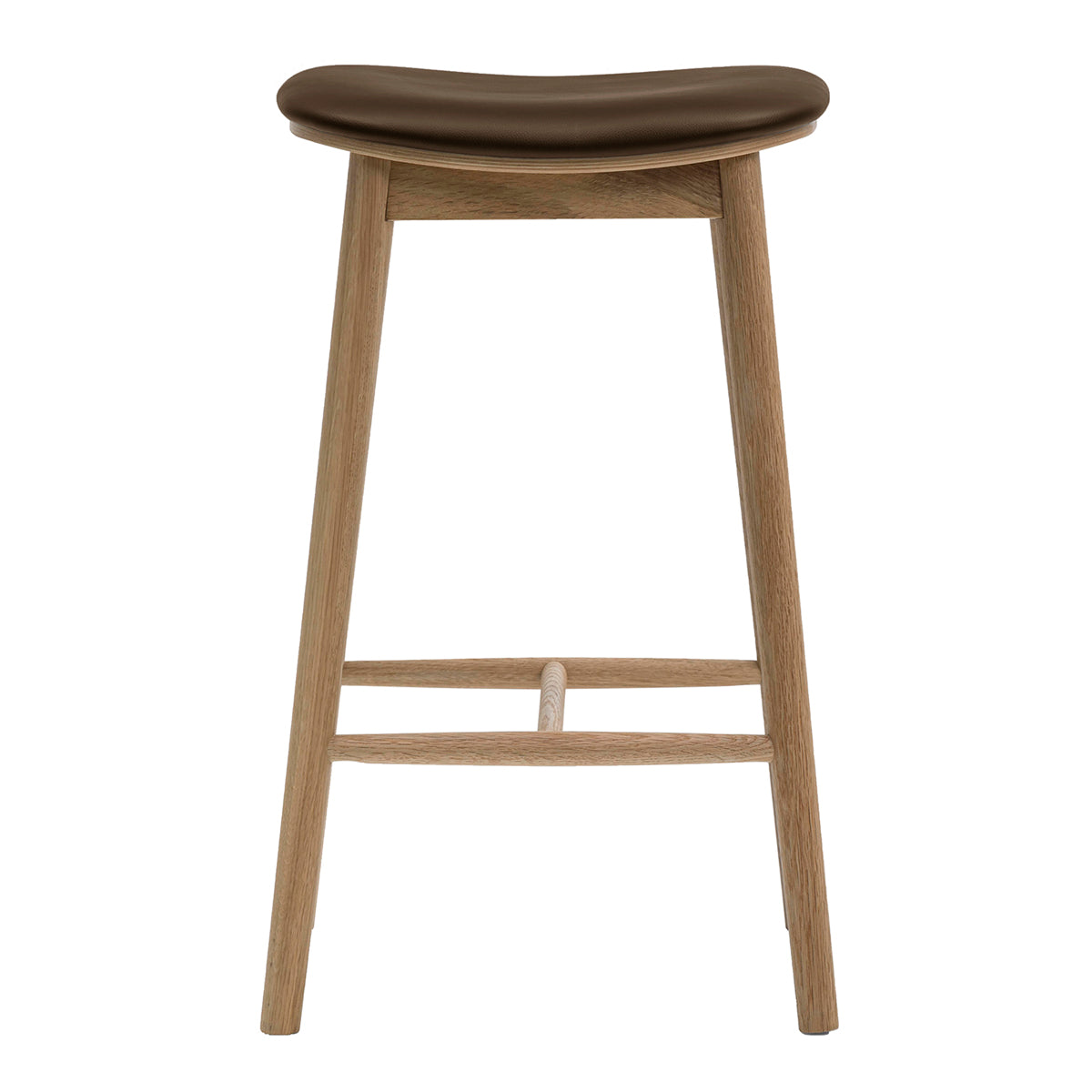 Lando Leather Backless Bar Stool