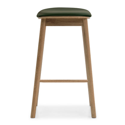 Lando Leather Backless Bar Stool