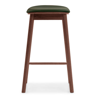 Lando Leather Backless Bar Stool