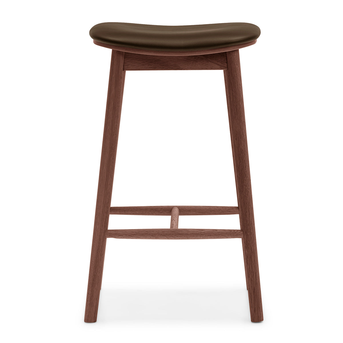 Lando Leather Backless Bar Stool