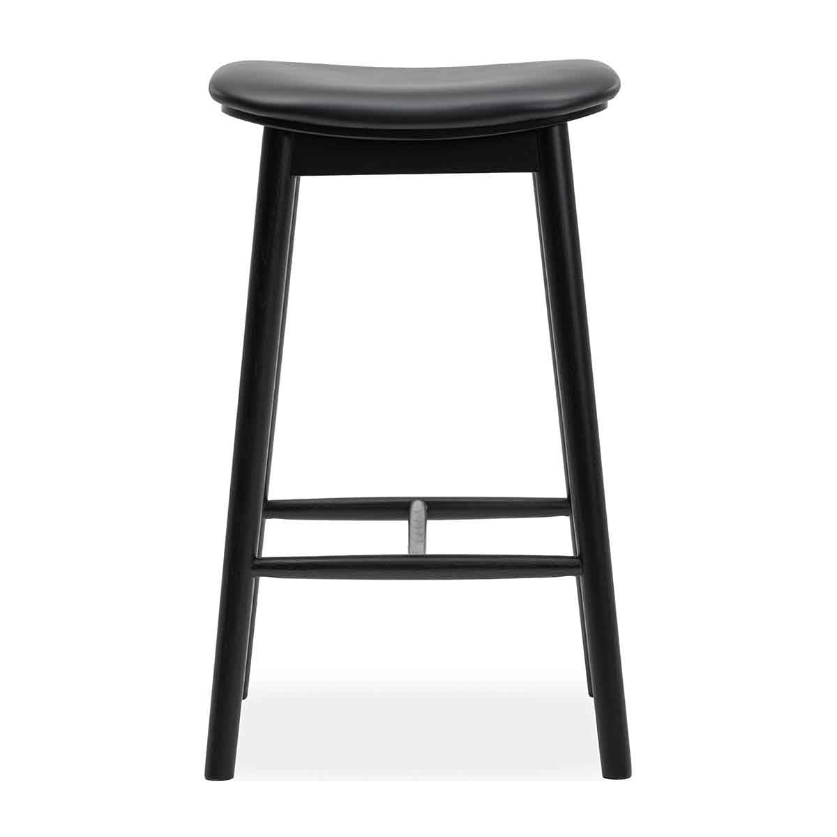 Lando Leather Backless Bar Stool