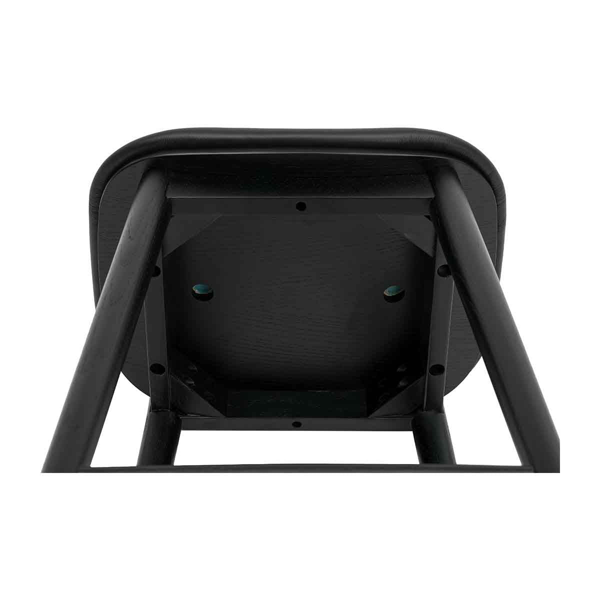 Lando Leather Backless Bar Stool