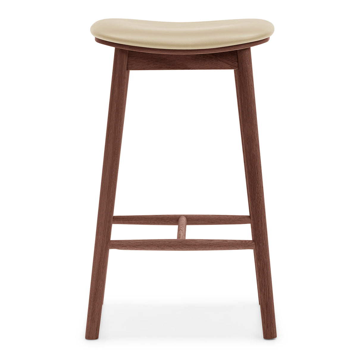 Lando Leather Backless Bar Stool