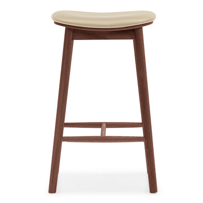 Lando Leather Backless Bar Stool