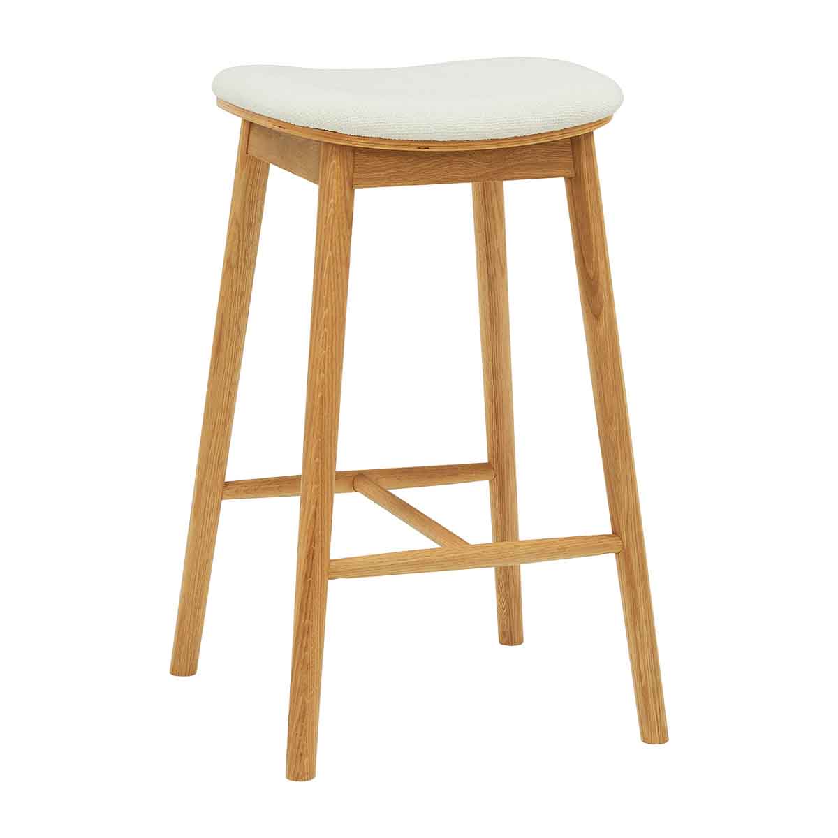 Lando Fabric Backless Bar Stool