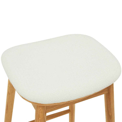 Lando Fabric Backless Bar Stool