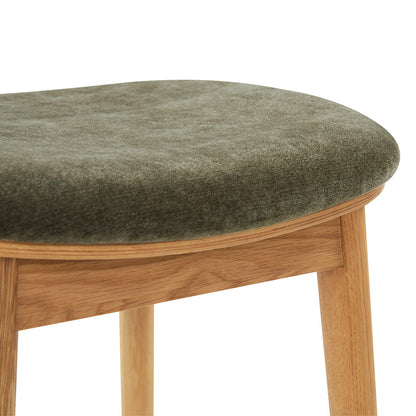 Lando Fabric Backless Bar Stool