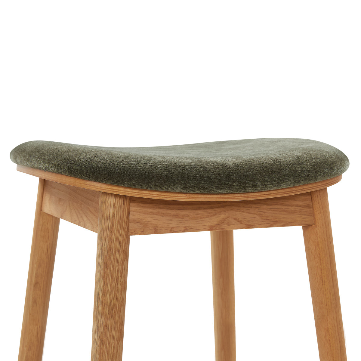 Lando Fabric Backless Bar Stool